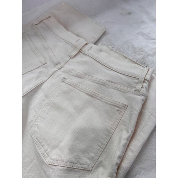 New Madewell Women's Size 31 The Perfect Vintage Wide-Leg Crop Jean *Stains* - Picture 13 of 16